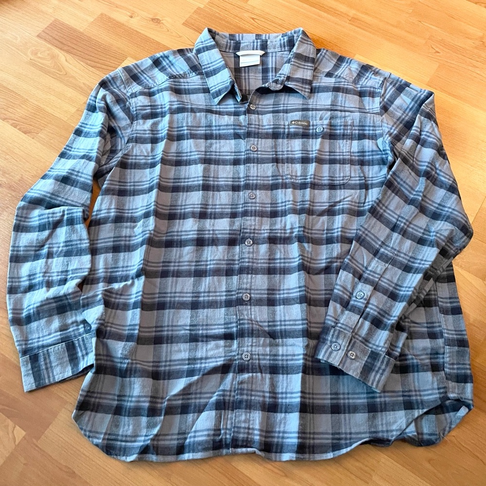 Columbia Plaid Flannel Shirt